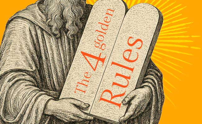 Four golden rules of investing.