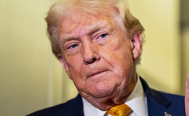 US president Donald Trump